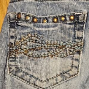 Cowgirl tuff Wild Mustang bootcut jeans 25 x 35